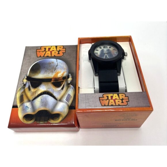 Star Wars Darth Vader Black Watch in Stormtrooper Display Box New Gift Disney - Picture 9 of 10